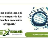 ¿Cómo deshacerse de forma segura de los extractos bancarios antiguos?
