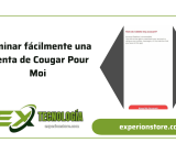 Eliminar fácilmente una cuenta de Cougar Pour Moi