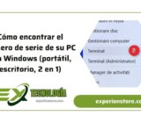 Cómo encontrar el número de serie de su PC con Windows (portátil, escritorio, 2 en 1)